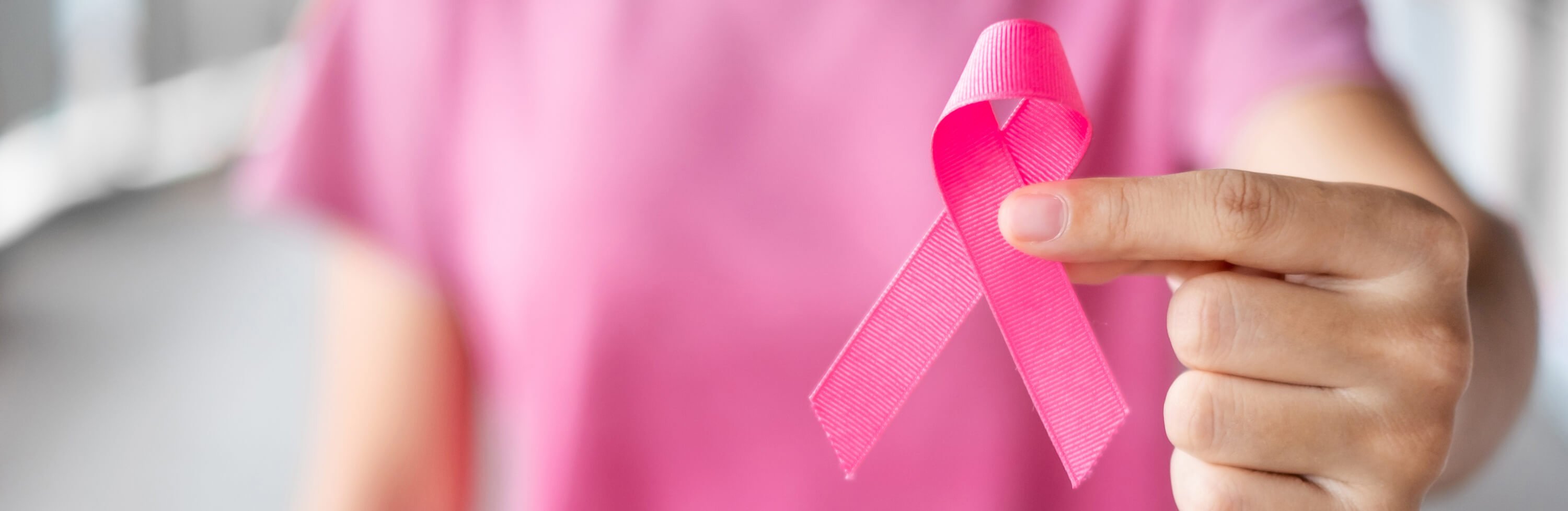RONAL pink breast cancer ribbon