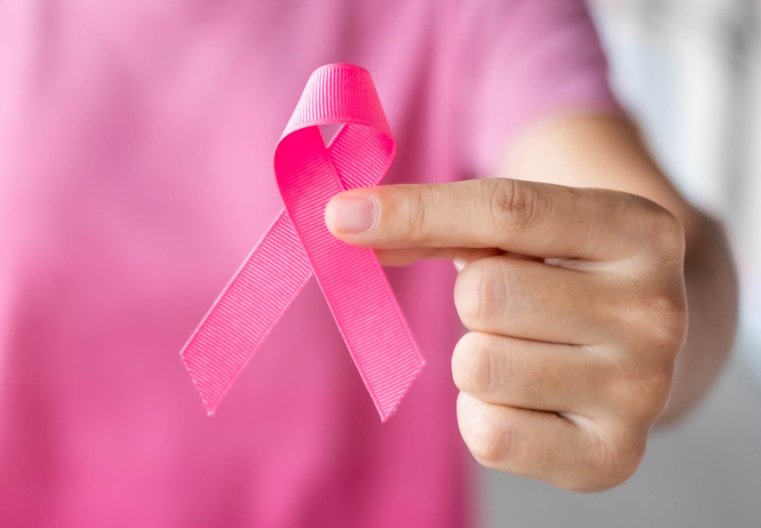 RONAL pink breast cancer ribbon