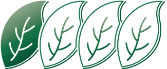 RONAL one green leaf icon
